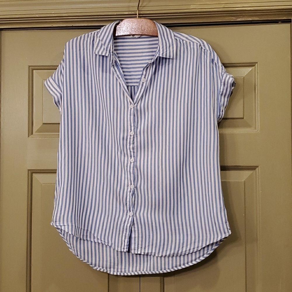 beachlunchlounge collection relaxed fit striped top